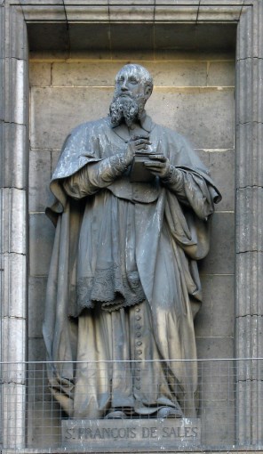 제네바의 성 프란치스코 살레시오_photo by Wolfgang Moroder_on the Niche of the Church of the Madeleine in Paris_France.jpg